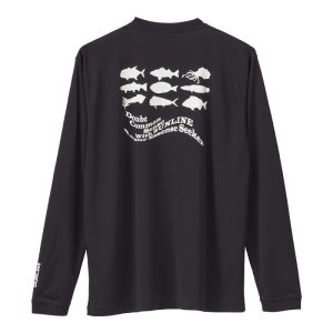 画像3: (28%引) サンライン ロングスリーブドライＴシャツ S M L LL 3L フィッシング ウエア 磯釣り 鮎 船 ルアー 釣具 SUW-15403DLT (3)
