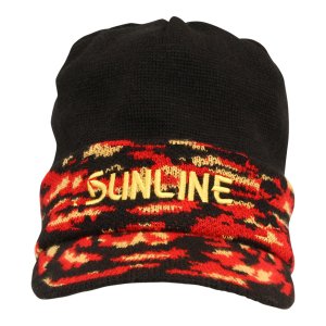 画像3: (28%引) サンライン 獅子ファイヤーブリムニットキャップ CP-5161 レッド ブルー ホワイト フィッシング 帽子 ウエア 磯釣り 鮎 船 ルアー 釣具 (3)