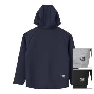 画像5: (28%引) サンライン M L LL ダンボールニットフルジップパーカー SUW-15412 フィッシング ウエア ジャケット 磯釣り 鮎 船 ルアー 釣具 (5)