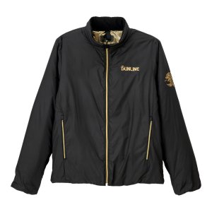 画像3: (28%引) サンライン S M L LL サーモライト 防寒ライトインナースーツ SUW-01401 ブラック フィッシング 上下セット ウエア 磯釣り 鮎 船 ルアー 釣具 (3)