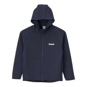 画像3: (28%引) サンライン M L LL ダンボールニットフルジップパーカー SUW-15412 フィッシング ウエア ジャケット 磯釣り 鮎 船 ルアー 釣具 (3)