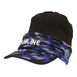 画像4: (28%引) サンライン 獅子ファイヤーブリムニットキャップ CP-5161 レッド ブルー ホワイト フィッシング 帽子 ウエア 磯釣り 鮎 船 ルアー 釣具 (4)