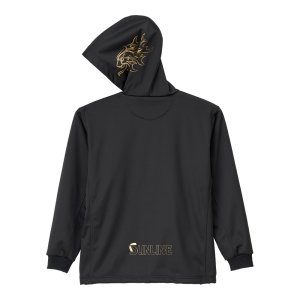 画像3: (28%引) サンライン S M L LL 防風フリースフルジップパーカー SUW-02402 獅子ゴールド フィッシング ウエア ジャケット 磯釣り 鮎 船 ルアー 釣具 (3)