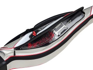 画像4: (22%引き)マルキュー パワーロッドケース TR-01 ブラック/ゴールド フィッシング 竿入れ 道具入れ 釣り具 磯釣 鮎 船 ルアー(予約 3月入荷) (4)