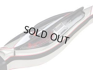 画像4: マルキュー パワーロッドケース TR-01 ブラック/ゴールド フィッシング 竿入れ 道具入れ 釣り具 磯釣 鮎 船 ルアー (4)