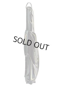 画像3: マルキュー パワーロッドケース TR-01 ブラック/ゴールド フィッシング 竿入れ 道具入れ 釣り具 磯釣 鮎 船 ルアー (3)