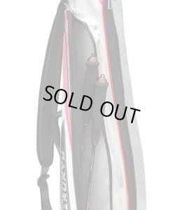 画像5: マルキュー パワーロッドケース TR-01 ブラック/ゴールド フィッシング 竿入れ 道具入れ 釣り具 磯釣 鮎 船 ルアー (5)