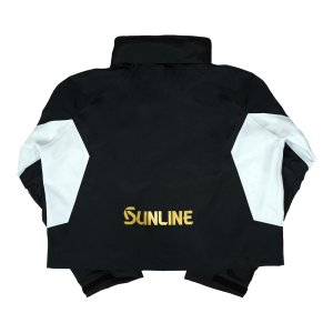 画像2: (28%引) サンライン S-DRY ドライ 鮎ショートレインジャケット S M L LL SUA-09216 フィッシング ジャンパー ウエア 磯釣り アユ 船 ルアー 釣具 (2)