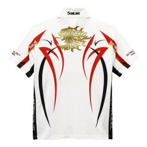 画像4: (28%引) サンライン PRO DRY プロ ドライシャツ(半袖) S M L LL ブラック ホワイト SUW-04502CW フィッシング ウエア 磯釣り 鮎 船 ルアー 釣具 (4)