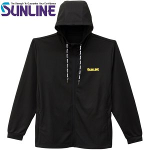 画像2: (28%引) サンライン DRY ドライ フルジップパーカー(虫よけ) S M L LL 3L SUW-15505DPK フィッシング ウエア 磯釣り 鮎 船 ルアー 釣具 (2)