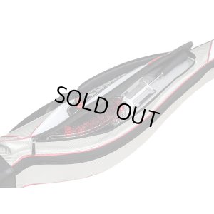 画像4: (22%引き)マルキュー パワーロッドケース TR-01 ホワイト/レッド 18467( 2025年新製品 3月発売) 予約 フィッシング 竿入れ 道具入れ 釣り具 磯釣 鮎 船 ルアー (4)