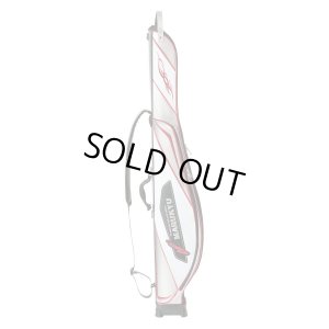 画像2: (22%引き)マルキュー パワーロッドケース TR-01 ホワイト/レッド 18467( 2025年新製品 3月発売) 予約 フィッシング 竿入れ 道具入れ 釣り具 磯釣 鮎 船 ルアー (2)