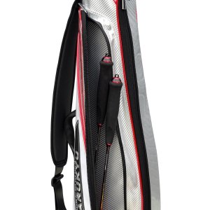 画像5: (22%引き)マルキュー パワーロッドケース TR-01 ホワイト/レッド 18467 フィッシング 竿入れ 道具入れ 釣り具 磯釣 鮎 船 ルアー(予約 3月入荷) (5)