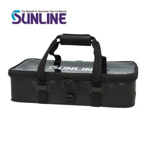 画像1: (28%引) サンライン メッシュウォッシャブルボックス(XLサイズ) SFB-116 フィッシング 道具入れ バッグ 磯釣り 鮎 船 ルアー 釣具 (1)