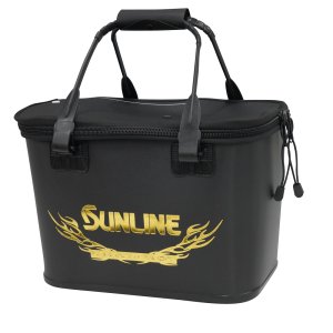 画像2: (28%引) サンライン ハードバッカン 40cm SB-234 フィッシング 道具入れ コマセ入れ 磯釣り 鮎 船 ルアー 釣具 (2)