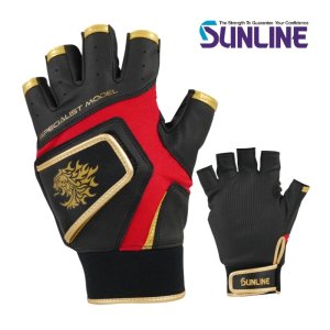 画像4: (28%引) サンライン スペシャリストMAGグローブ 5本切り SUG-201 M L LL 3L ブラック レッド  ホワイト フィッシング 手袋 ウエア 磯釣り 鮎 船 ルアー 釣具 (2025年予約12月発売) (4)