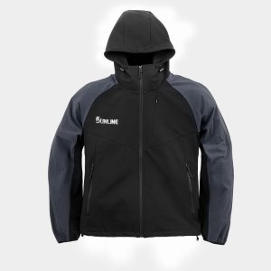 画像2: (28%引) サンライン ライトシェルパーカー M L LL 3L ブラック オリーブ SUW-15510 フィッシング ウエア 磯釣り 鮎 船 ルアー 釣具 (2025年予約12月発売) (2)