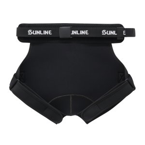 画像2: (28%引) サンライン ヒップガード（クロロプレン) M L LL ブラック SUH-145 フィッシング 尻あて ウエア 磯釣り 鮎 船 ルアー 釣具 (2025年予約12月発売) (2)