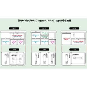 画像3: (23%引き）マルキュー プライムエリア ドライバッグ PA-01 (typeP) タイプピー オリーブ フィッシング 釣具 エサ入れ 道具入れ 磯釣り 鮎 船 ルアー 18483 (3)