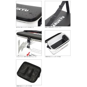 画像2: (23%引き）マルキュー ドライバッグ MQ-01 (typeP) タイプピー ホワイト フィッシング 釣具 エサ入れ 道具入れ 磯釣り 鮎 船 ルアー 18482 (2)