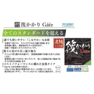 画像2: (40%引) サンライン 黒鯛ISM 筏かかりGate 1号 1.25号 1.5号 1.75号 2号 2.5号 3号 180m フロロカーボン ハリス 磯 船 ルアー 日本製 釣り糸 国産ライン (2)