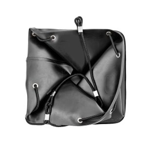 画像3: (28%引) サンライン 巾着水汲みバケツ SB-519 ブラック ホワイト フィッシング 道具入れ コマセ入れ 磯釣り 鮎 船 ルアー 釣具 (2026年新製品予約5月発売) (3)