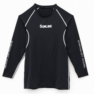 画像4: (28%引) サンライン クイック ドライアンダーロングシャツ SUW-06213CW ゴールド/シルバー M L LL 3L フィッシングウエア 磯釣り 鮎 船 ルアー 釣り具 (2026年新製品予約4月発売) (4)