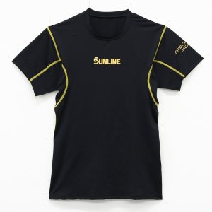 画像2: (28%引) サンライン クイックドライアンダーTシャツ SUW-06214CW ゴールド/シルバー M L LL 3L フィッシングウエア 磯釣り 鮎 船 ルアー 釣り具 (2026年新製品予約4月発売) (2)