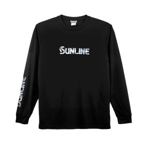画像2: (28%引) サンライン シルキードライ ロングTシャツ SUW-15603DLT ブラック/ライトグレー/ブルーグレー M L LL 3L ウエア 磯釣り 鮎 船 ルアー 釣り具 (2026年新製品予約3月発売) (2)