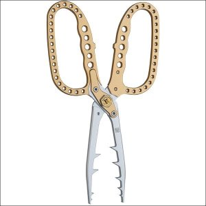 画像5: (15%引) サンライン MST 松山 うおばさみ 単品 ゴールド ガンメタ シルバー フィッシング 魚つかみ 魚バサミ 磯釣り 鮎 船 ルアー 釣り具 (2026年新製品 発売時期未定予約) (5)