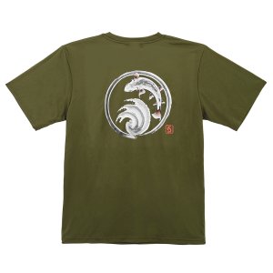 画像9: (28%引) サンライン シルキー ドライTシャツ SUW-15602DT ブラック/ダークグレー/ライトグレー/オリーブ M L LL 3L ウエア 磯釣り 鮎 船 ルアー 釣り具 (2026年新製品予約3月発売) (9)