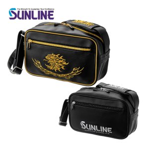 画像1: (28%引) サンライン ワンマイルショルダーバッグ SFB-1008 獅子ゴールド SUNLINEシルバーフィッシング ポーチ カバン 磯釣り 鮎 船 ルアー 釣具 (2026年新製品 10月発売予約) (1)