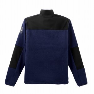 画像5: (28%引) サンライン クラシカルフリースジャケット SUW-15605 M L LL 3L ブラック ネイビー フィッシング ジャンパー ウエア 磯釣り 船 ルアー 釣具 (2026年新製品 10月発売予約) (5)