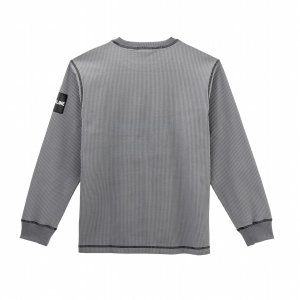 画像5: (28%引) サンライン サーマルロングスリーブシャツ SUW-04601 ブラック グレー M L LL 3L フィッシングウエア 磯釣り 鮎 船 ルアー (2026年新製品 9月発売予約) (5)