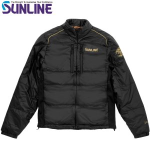 画像2: (28%引) サンライン サーモライトインナージャケット SUW-02601 S M L LL ゴールド シルバー フィッシング ジャンパー 防寒ウエア 磯釣り 船 ルアー 釣具 (2026年新製品 10月発売予約) (2)