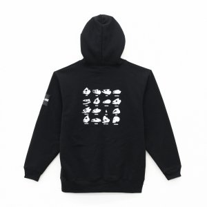 画像4: (28%引) サンライン ブラッシュドプルオーバーパーカー SUW-15608 M L LL ブラック アッシュ フィッシング ウエア 磯釣り 鮎 船 ルアー 釣具 (2026年新製品 10月発売予約) (4)