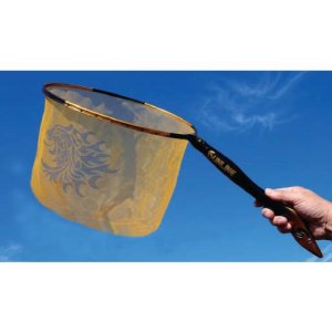 画像2: サンライン SUA-050 スペシャリスト 鮎タモ(39cm)ゴールド ブラック 限定モデル フィッシング たも網 磯釣り 鮎 船 釣り具 (2027年新製品 5月納品 完全受注生産) (2)