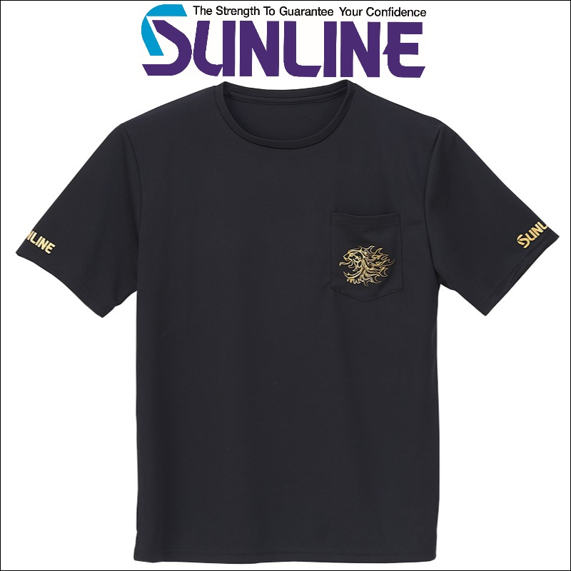 SUNLINE 獅子DRY ドライ Tシャツ 半袖 アウトドア用品 SUW-04206T
