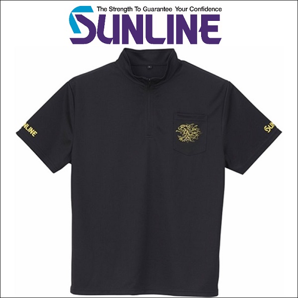 SUNLINE 獅子ジップシャツ 半袖アウトドア用品 SUW-04204CW